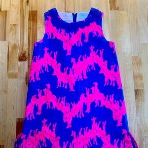 Girls Lilly Pulitzer shift dress, size 7